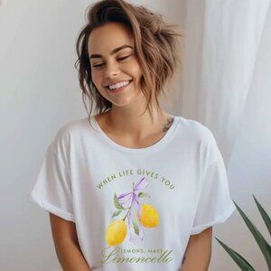 White Limoncello Tee